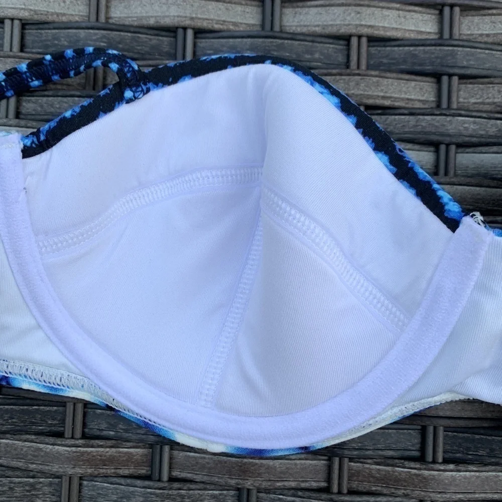 𝅺michael Michael Kors Summer Breeze Bikini Top - New Navy
